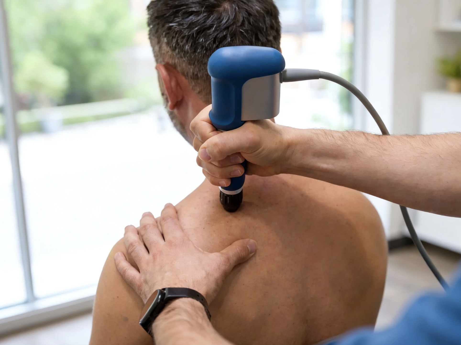 Shockwave therapy for chronic pain treatment